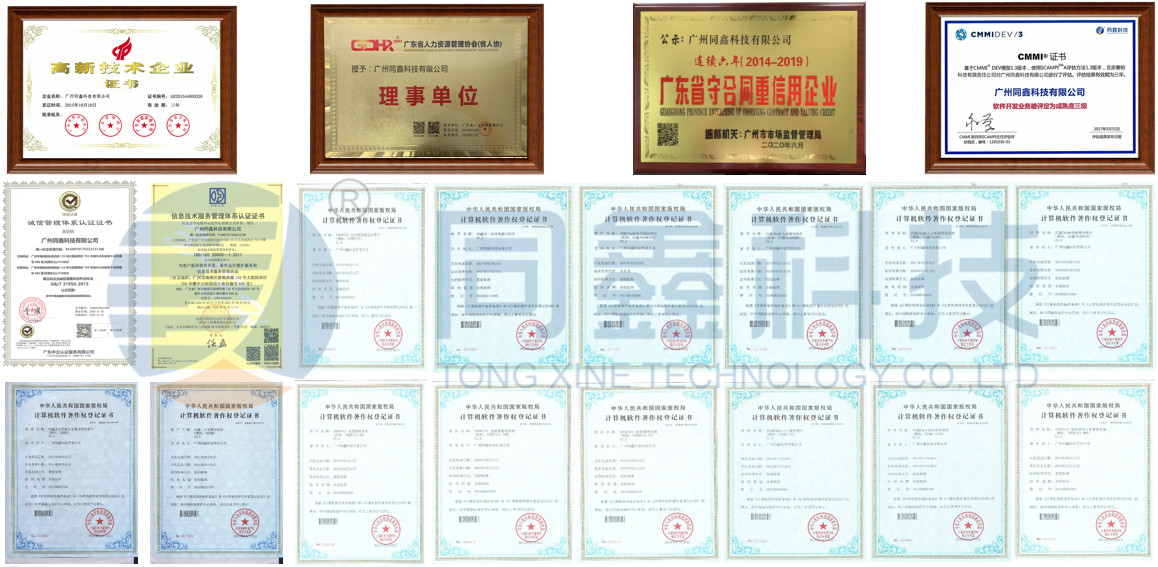 同鑫科技资质 同鑫科技资质